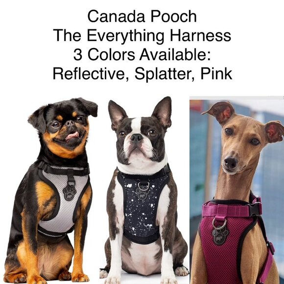 Canada Pooch The Everything Dog Harness - 3 Colors: Reflective, Splatter, Pink - Picture 1 of 7